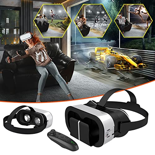 Universal 3D VR Glasses with Remote for Adults