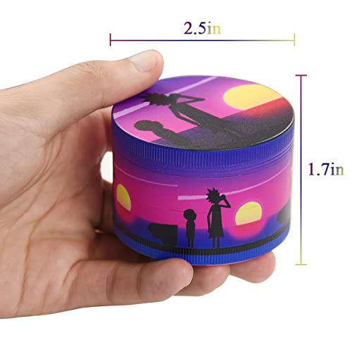 Cartoon Purple 2.5" JWEX Grinder