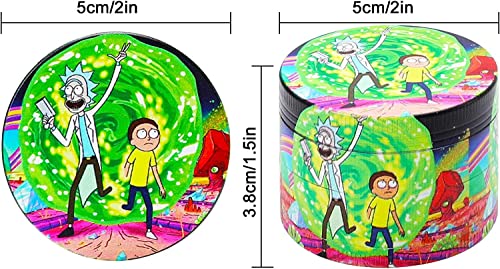 2 Inch Cartoon Grinder Perfect Gifts for Collections and Decorations (Green)