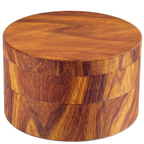 KINGTOP 3" Wood Grain Spice Grinder