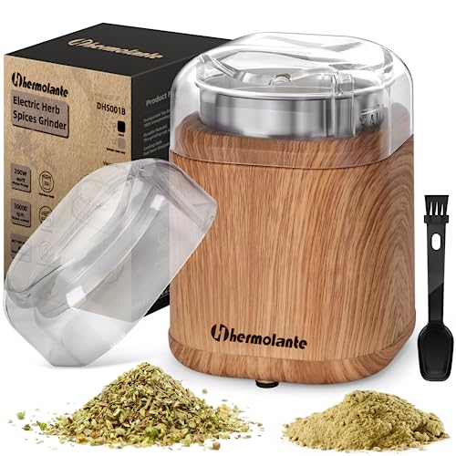 Electric Herb Grinder with Stainless Steel Blade