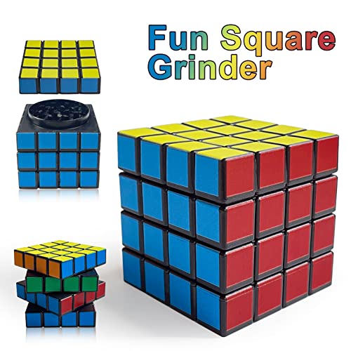 VRUPINZE Large Zinc Alloy Square Grinder 2.3