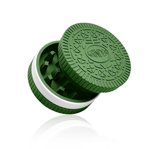 Owlstem 2.2-Inch Biscuit Shape Grinder - Green
