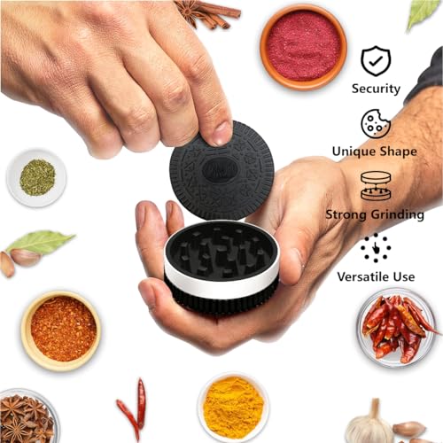 Owlstem Biscuit Shape Design Grinder - 2 Pack