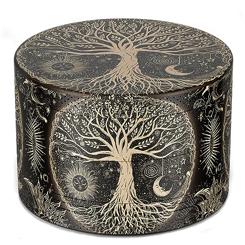 2.5" Gold Tree of Life Black Midway Grinder