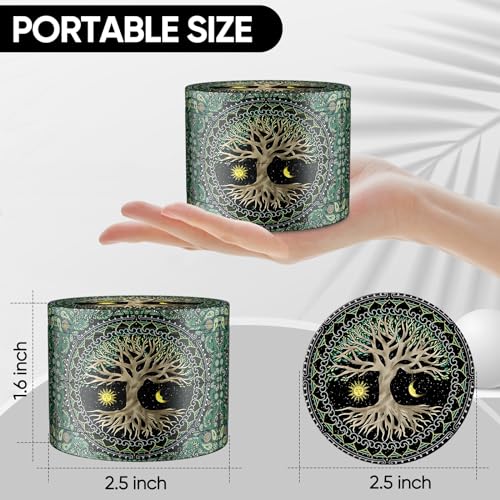 Boho Sun and Moon 2.5" Marijuana Grinder Green