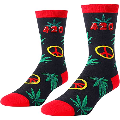 HAPPYPOP Funny Weed Gifts Marijuana Gifts Cannabis Gifts, Weed Socks Marijuana Socks Weed Gifts For Stoners Weed Smoker Gifts Plant Lover Gifts