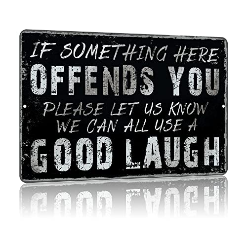 Funny Vintage Metal Tin Sign for Stoners 12x8