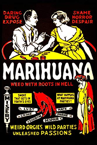 Vintage Marijuana Advertising Art Print Poster 24x36