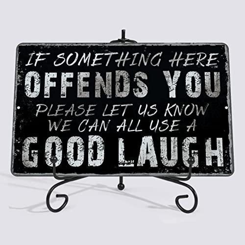 Funny Vintage Metal Tin Sign for Stoners 12x8