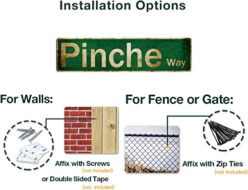 Pinche Vintage Tin Sign for Home Wall Bar