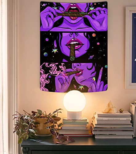 Yeoiat Trippy Tapestry, Anime Wall Decor, Bedroom Tapestry