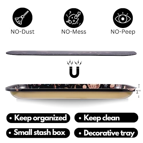 Witch Rolling Tray, 11''x7'' - Whimsical Goth Aesthetic
