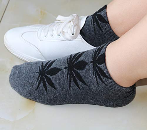 Unisex Weed Leaf Cotton Socks | US 5-9.5