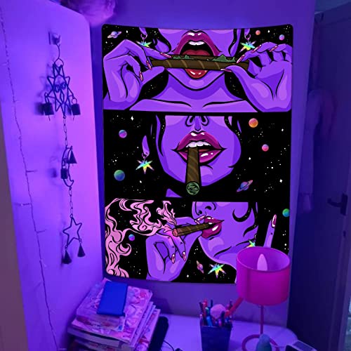 Yeoiat Trippy Tapestry, Anime Wall Decor, Bedroom Tapestry