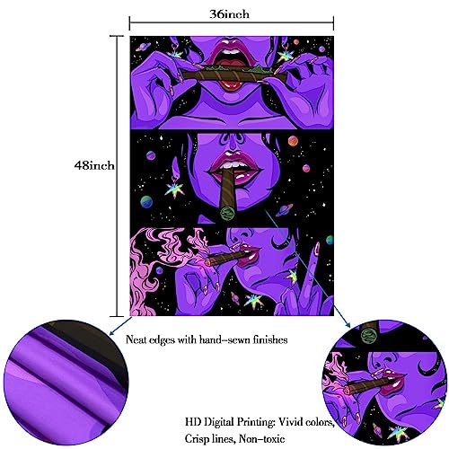 Yeoiat Trippy Tapestry, Anime Wall Decor, Bedroom Tapestry
