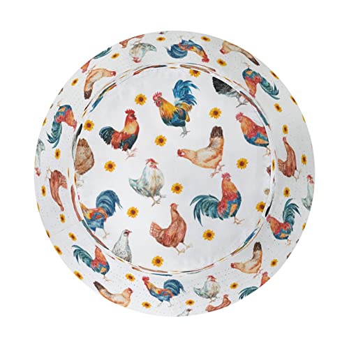 Sunflower Bucket Hats for Chickens: Cotton Outdoor Fashion