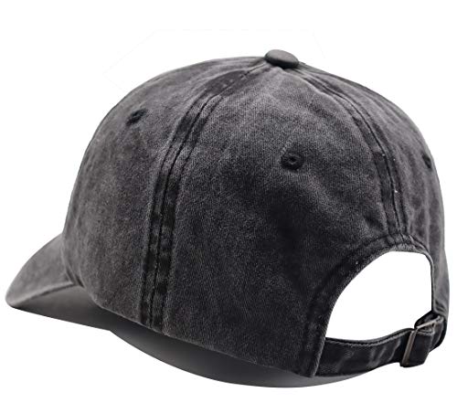 Vintage Washed Denim Chicken Mama Baseball Cap