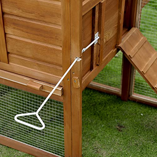 Large Wooden Chicken Coop With Run and Nesting