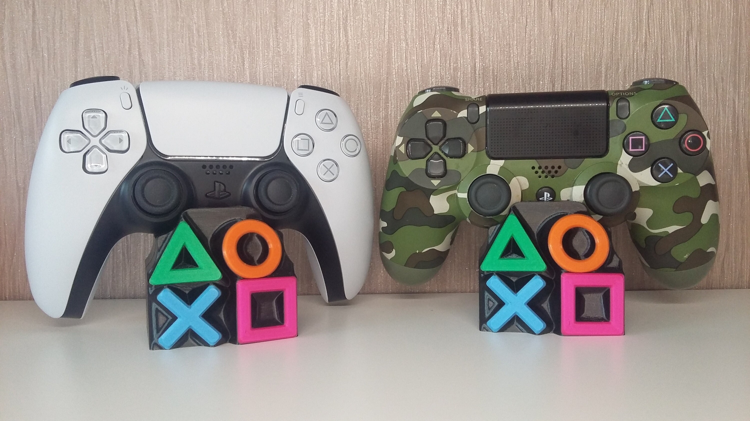 PS4 & PS5 Controller Stand with Iconic Symbols