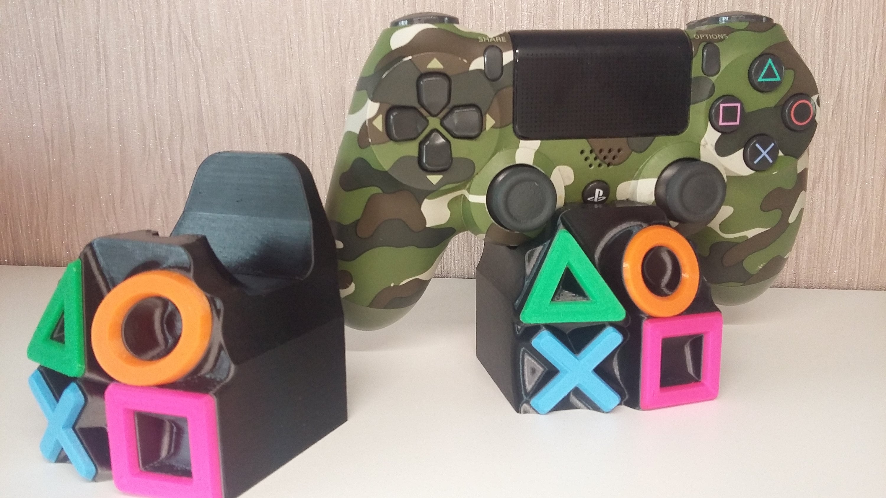 PS4 & PS5 Controller Stand with Iconic Symbols