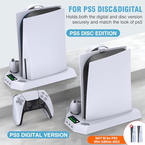 PS5 Cooling & Charging Station with Accessories