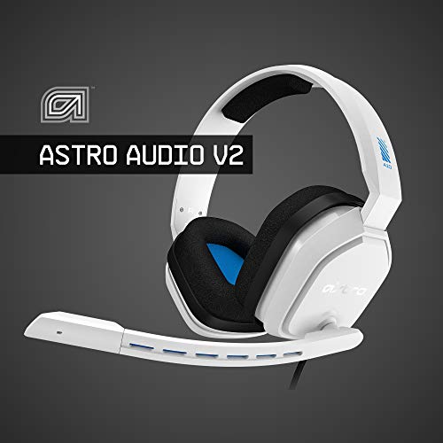 White/Blue ASTRO Wired Gaming Headset for Multiple Consoles