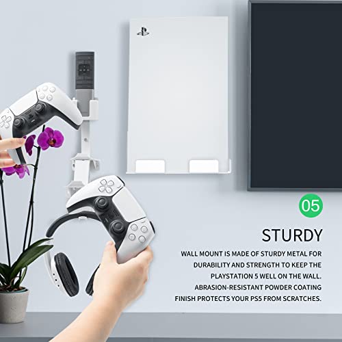 PS5 Wall Mount with Accessories