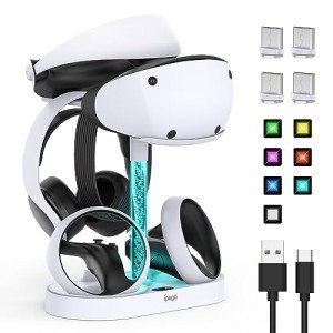 FASTSNAIL PS VR2 Charging Stand with RGB Lights
