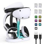 FASTSNAIL PS VR2 Charging Stand with RGB Lights