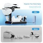 PSVR2 & PS5 Controller Charging Dock with Stand