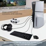 McBazel 4-Port USB Hub for PS5 Slim/Pro