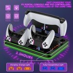 PS5 Cooling Stand & Controller Charging Station
