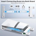 Tokluck PS5 Slim/Pro Cooling Stand with Charger