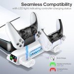 Tokluck PS5 Slim/Pro Cooling Stand with Charger