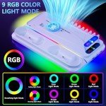 PS5 Cooling Stand with Dual Controller Charger and RGB