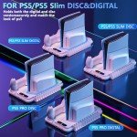 PS5 Cooling Stand with Dual Controller Charger and RGB