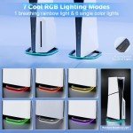 HONCAM PS5 Vertical Stand with RGB Lights