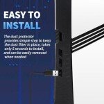 PS5 Pro Dust Cover Net - Full Surround Black