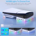 Auarte RGB PS5 Horizontal Stand with USB Hubs