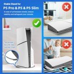Vertical Stand for PS5 Pro/Slim - Easy Install