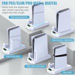 PS5 Cooling & Charging Station with Accessories