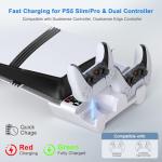 PS5 Cooling Station with Controller Charger & Fan