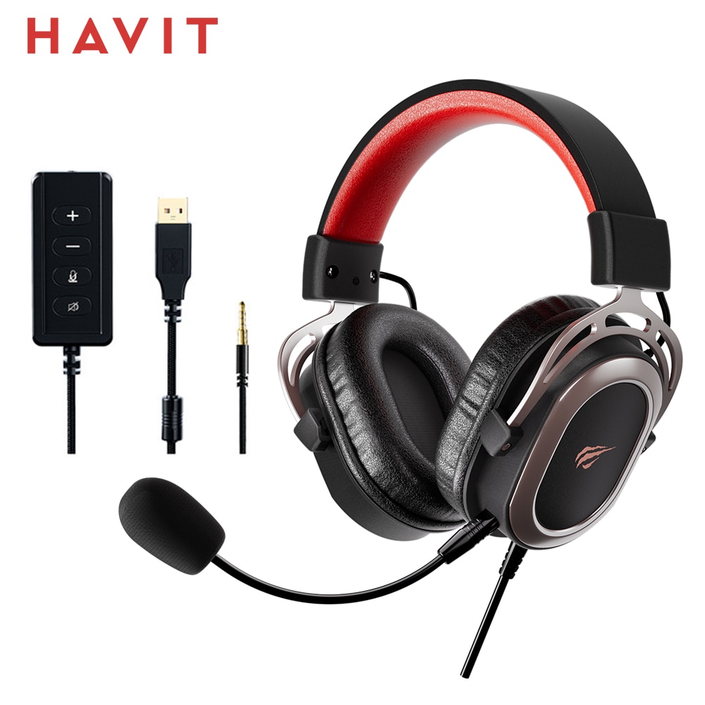HAVIT Wired 7.1 Gaming Headset with Detachable Mic