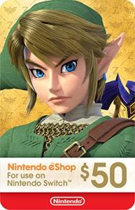 $50 Nintendo eShop Gift Card - Digital Code