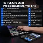 64-Piece Precision Screwdriver Set for Electronics Repair