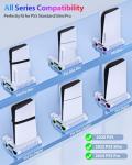 PS5 Cooling and Charging Station with LED Stand