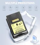 Dual Charging Dock with 2 Rechargeable Batteries for Xbox 360