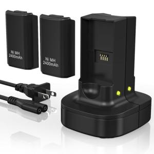 Rechargeable Battery and Dual Charger for Xbox 360