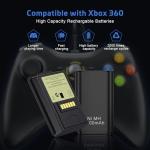 Rechargeable Battery and Dual Charger for Xbox 360